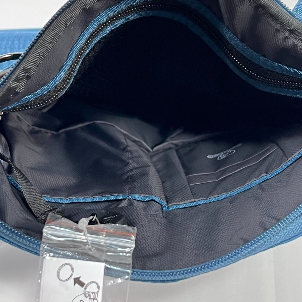 Travelon Blue Crossbody Bag - Picture 9 of 13